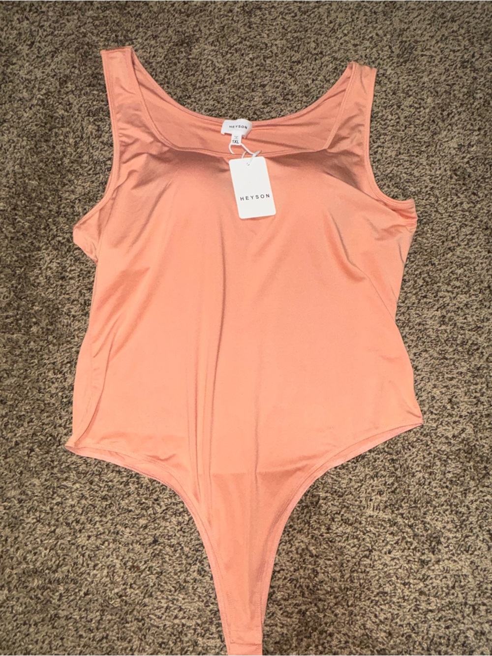 Heyson Women's Peach Tank Bodysuit